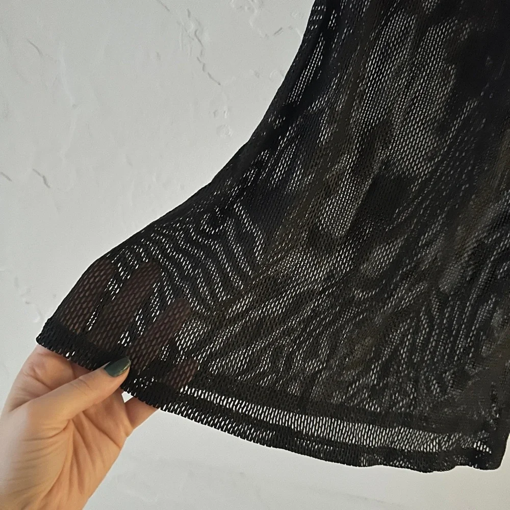 BCBGMaxAzria Mesh RacerbackTank Top - Picture 4 of 4